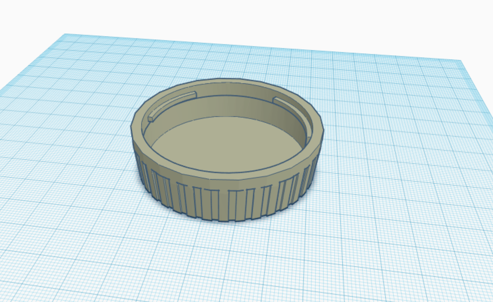 Free STL file Canon EF Lens Back Cover 3D Print Optimized・3D printing ...